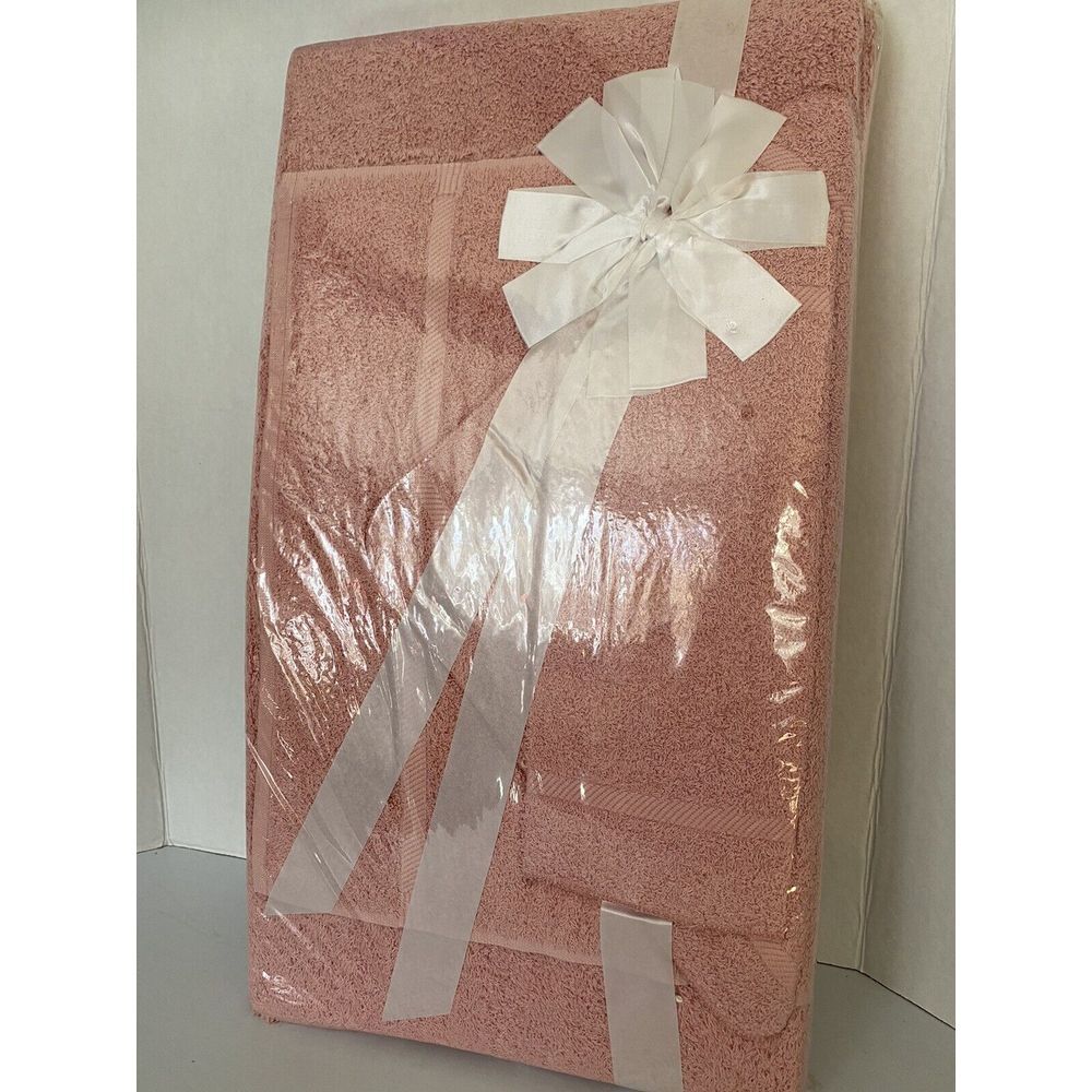 Cannon‎ Towel Set VTG Pink Washcloth Hand Towel Bath Towel Sealed Old Stock